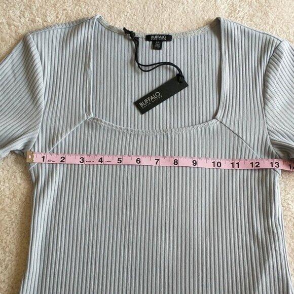 Ribbed Squareneck Top - Picture 6 of 9